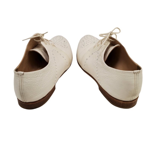 FRATELLI ROSSETTI White Leather Flats Size: 9.5 - Picture 3 of 4